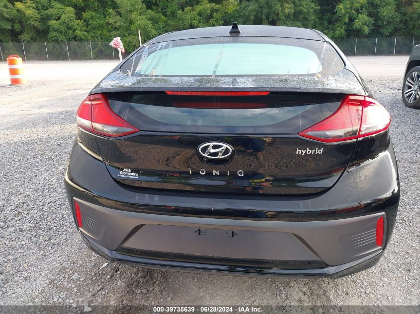 2020 Hyundai Ioniq Hybrid Se VIN: KMHC75LC0LU206875 Lot: 39735639