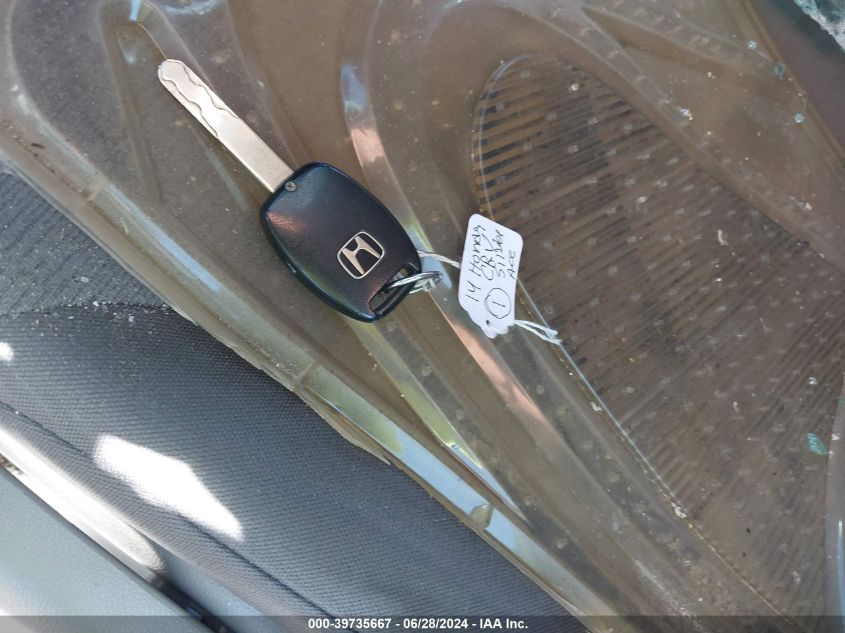 2013 Honda Cr-V Lx VIN: 2HKRM4H34DH687820 Lot: 39735667