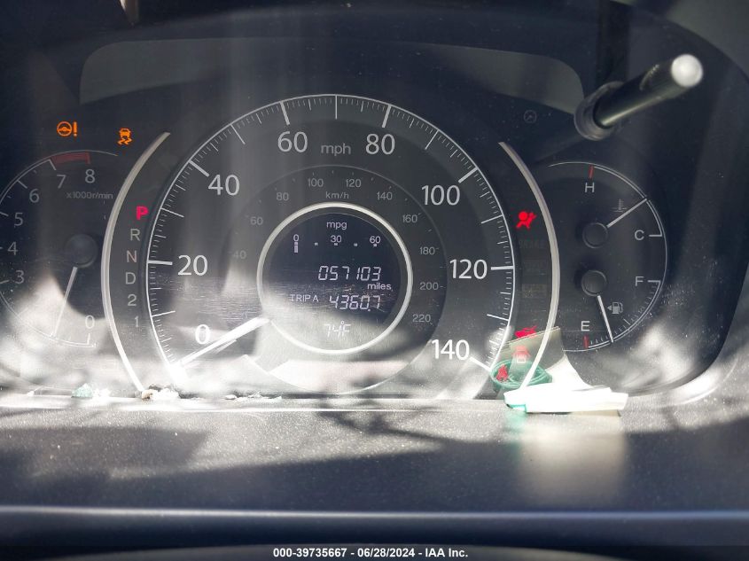 2013 Honda Cr-V Lx VIN: 2HKRM4H34DH687820 Lot: 39735667