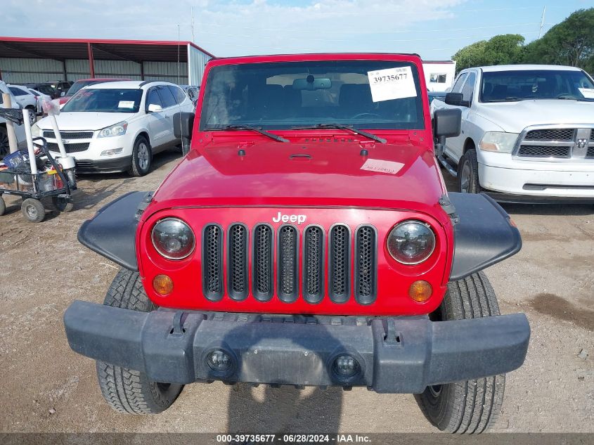 2012 Jeep Wrangler Sport VIN: 1C4GJWAG1CL132598 Lot: 39735677