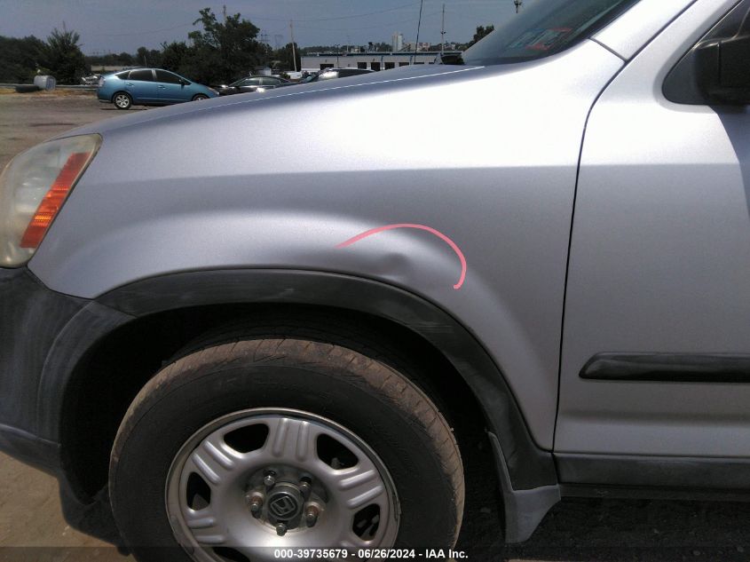 2005 Honda Cr-V Lx VIN: SHSRD78515U323110 Lot: 39735679