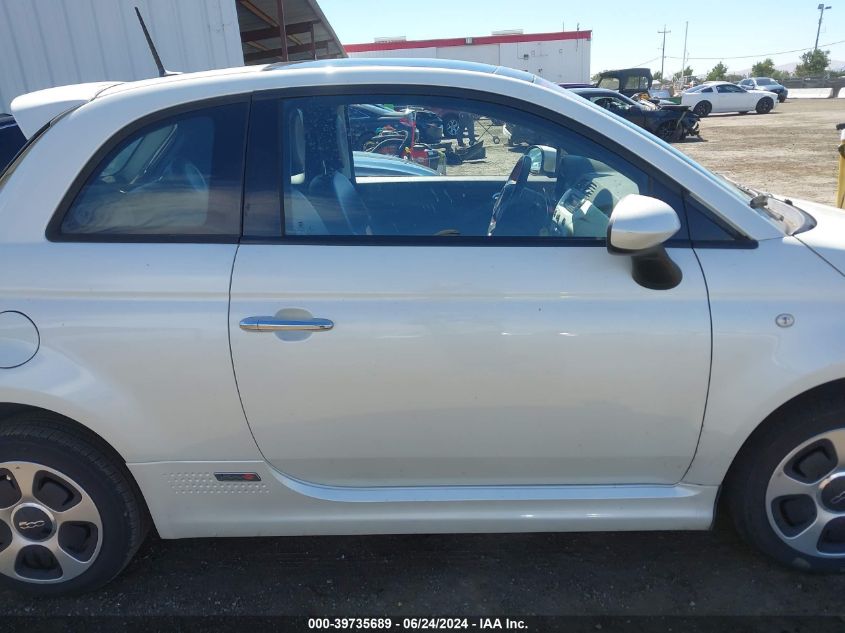 2013 Fiat 500E Battery Electric VIN: 3C3CFFGE7DT745955 Lot: 39735689