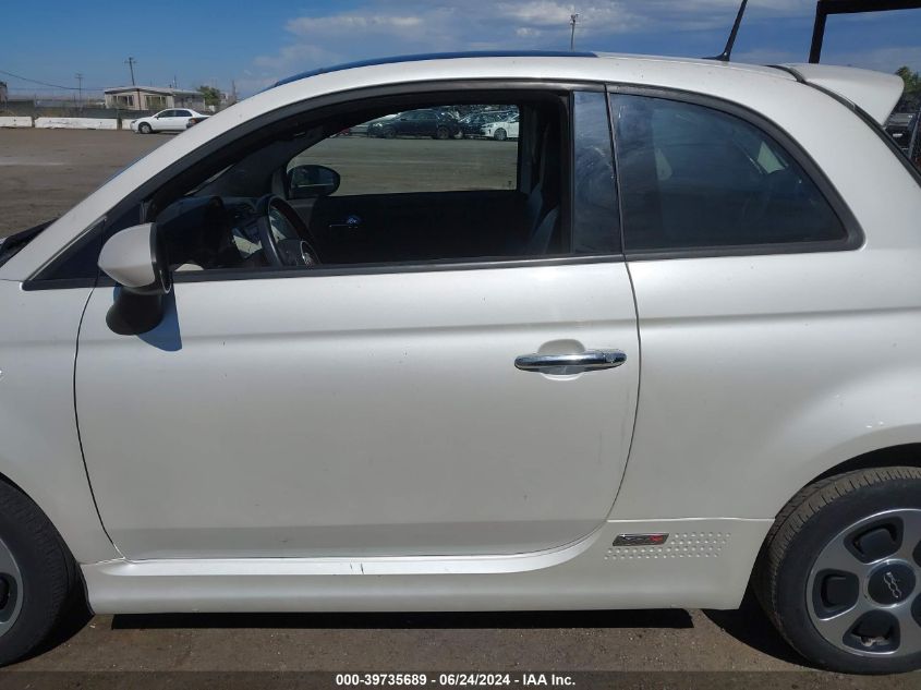 2013 Fiat 500E Battery Electric VIN: 3C3CFFGE7DT745955 Lot: 39735689