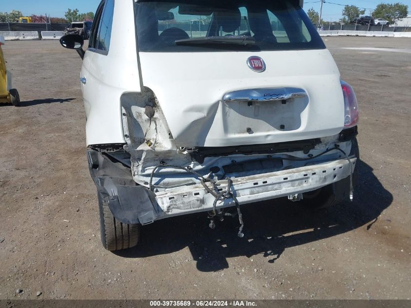 2013 Fiat 500E Battery Electric VIN: 3C3CFFGE7DT745955 Lot: 39735689