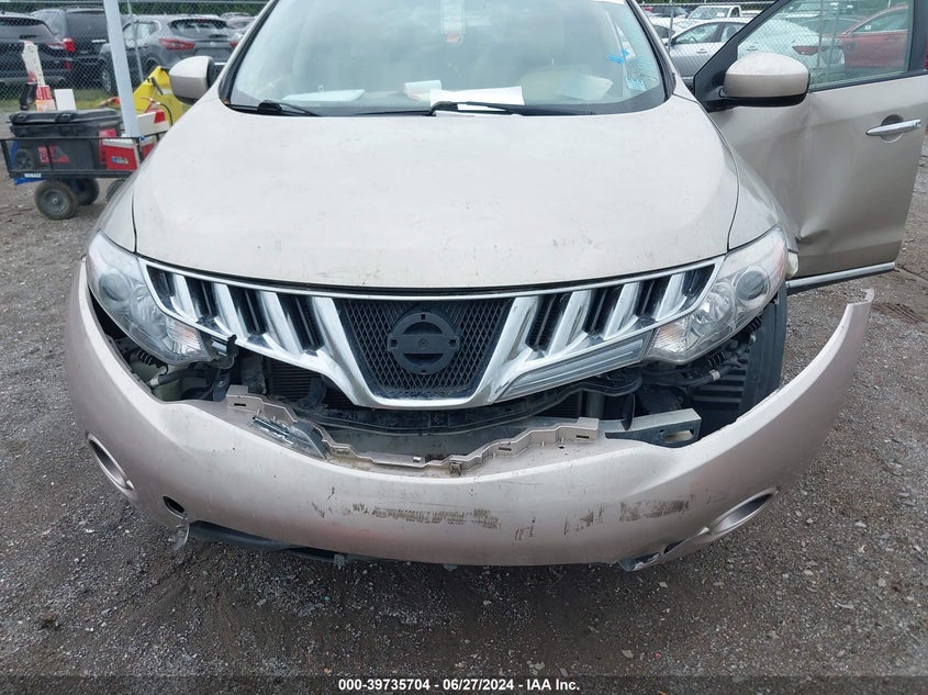 2010 Nissan Murano S/Sl/Le VIN: JN8AZ1MU8AW020447 Lot: 39735704