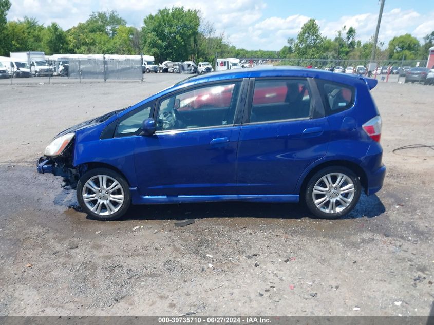 2009 Honda Fit Sport VIN: JHMGE88489S026254 Lot: 39735710