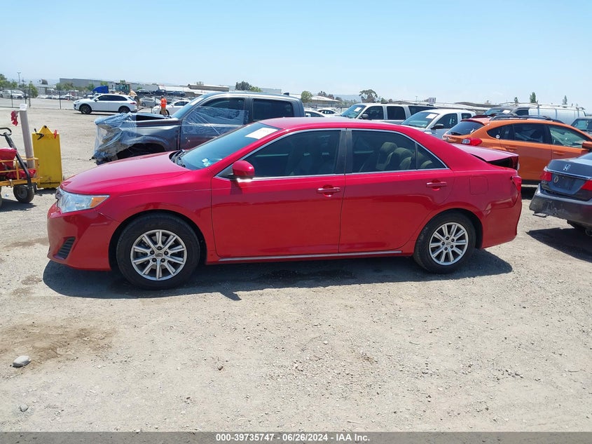 2012 Toyota Camry Le VIN: 4T4BF1FK0CR163767 Lot: 39735747