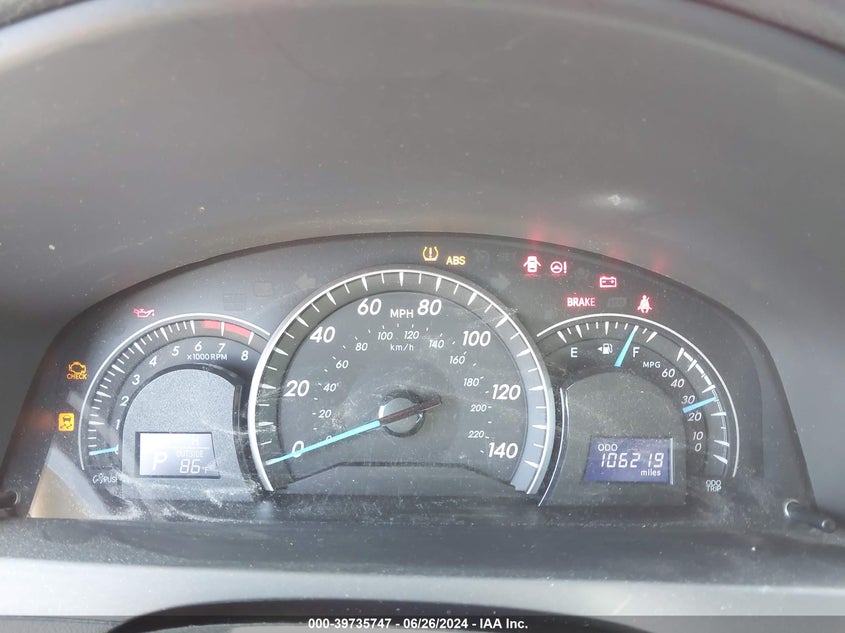 2012 Toyota Camry Le VIN: 4T4BF1FK0CR163767 Lot: 39735747