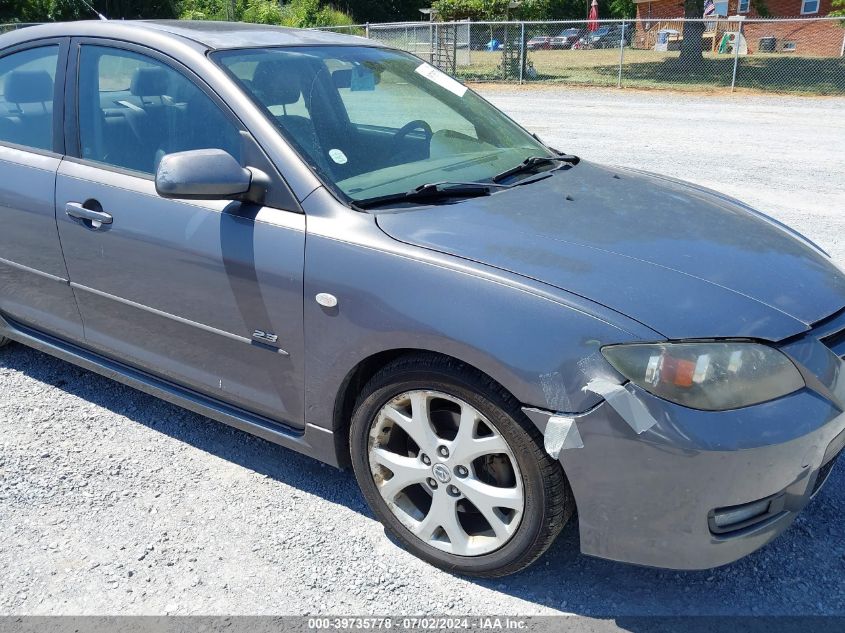 2007 Mazda 3 S VIN: JM1BK323971609295 Lot: 39735778