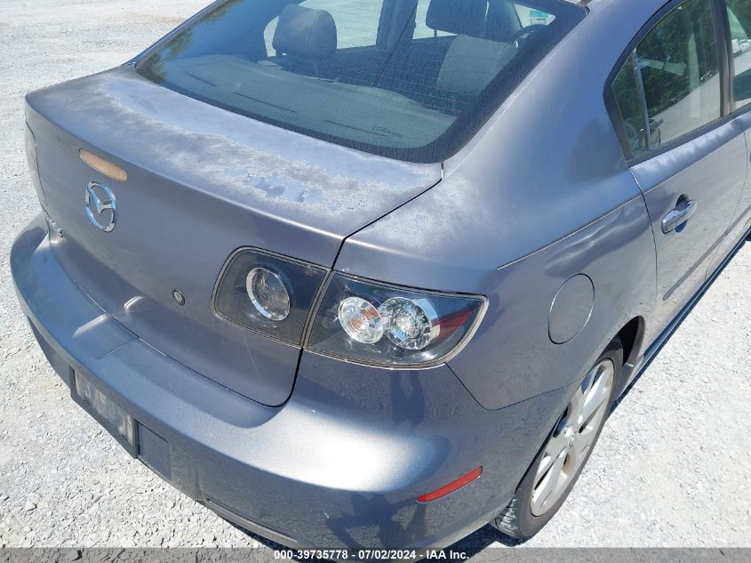 2007 Mazda 3 S VIN: JM1BK323971609295 Lot: 39735778
