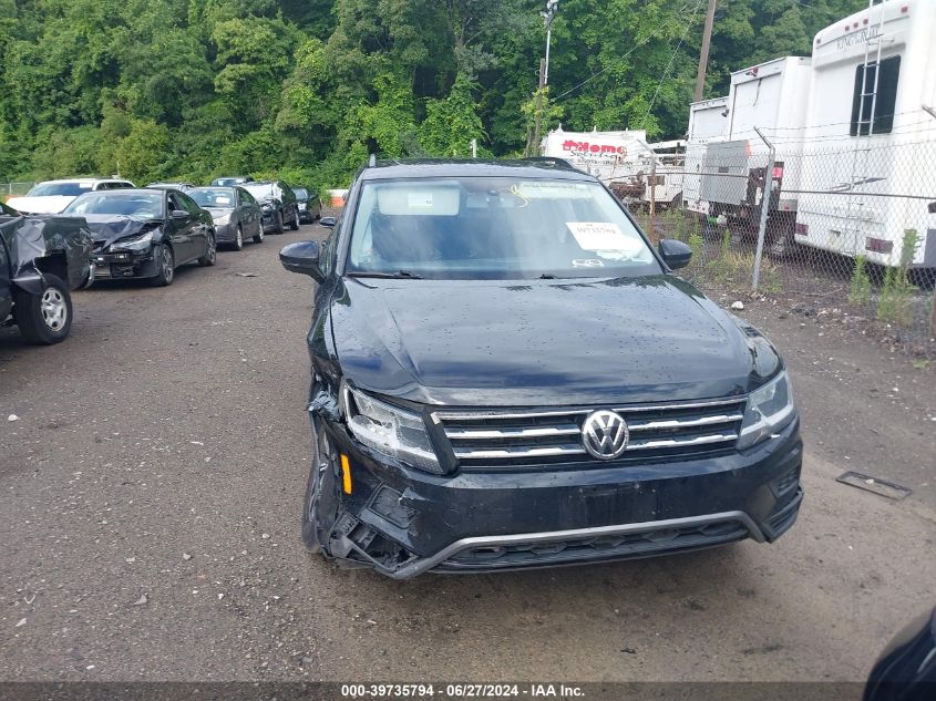 2019 Volkswagen Tiguan Se/Sel/Sel R-Line Jet-Bla VIN: 3VV2B7AX3KM185833 Lot: 39735794