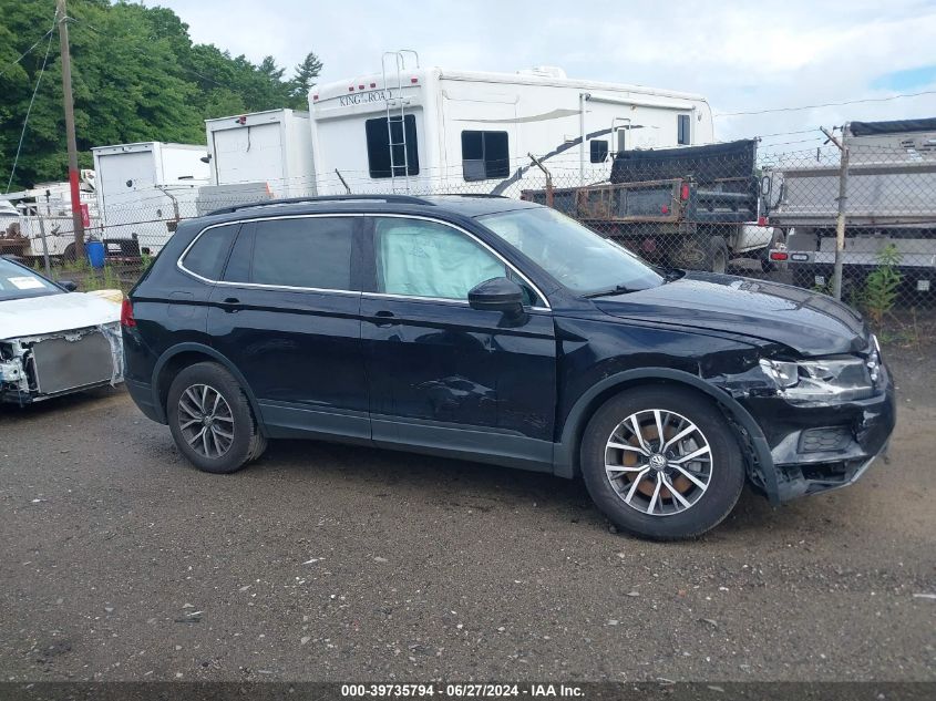 2019 Volkswagen Tiguan Se/Sel/Sel R-Line Jet-Bla VIN: 3VV2B7AX3KM185833 Lot: 39735794