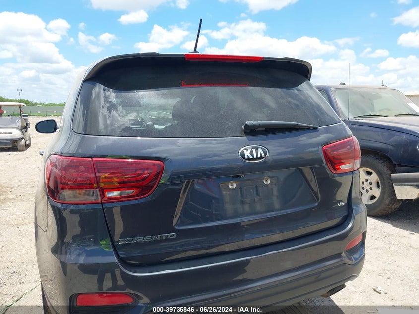 2019 Kia Sorento Lx/S VIN: 5XYPG4A55KG553493 Lot: 39735846