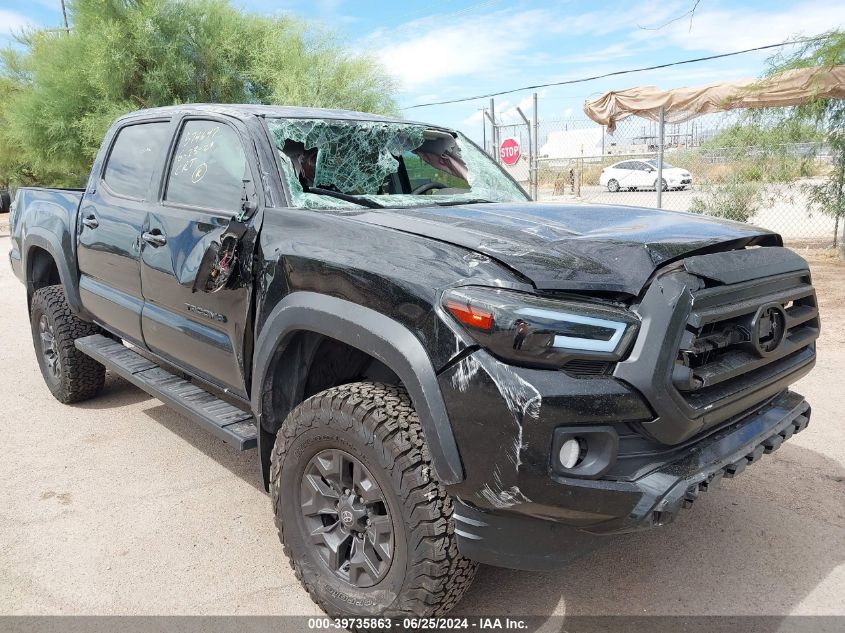 2021 Toyota Tacoma Double Cab/Sr/Sr5/Trd Spo VIN: 5TFCZ5AN8MX262372 Lot: 39735863