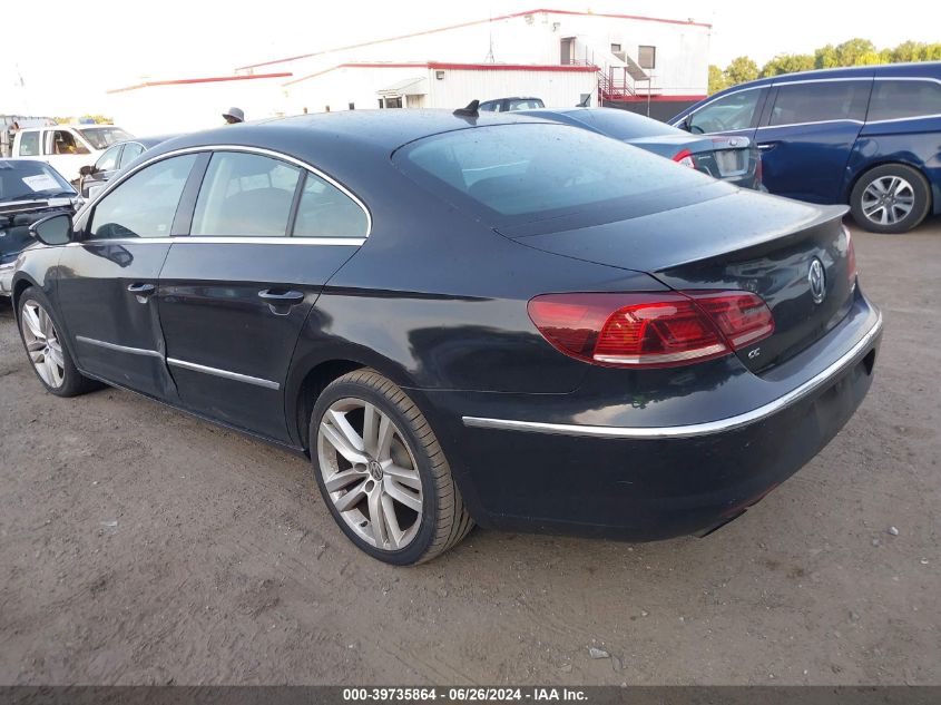 2013 Volkswagen Cc 2.0T Lux VIN: WVWRP7AN1DE525471 Lot: 39735864