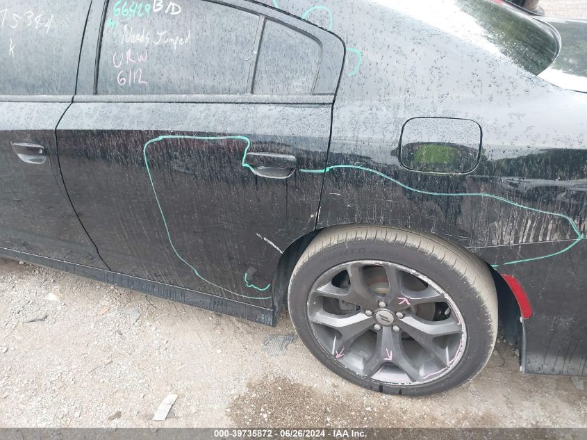 2019 Dodge Charger R/T Rwd VIN: 2C3CDXCT8KH575384 Lot: 39735872