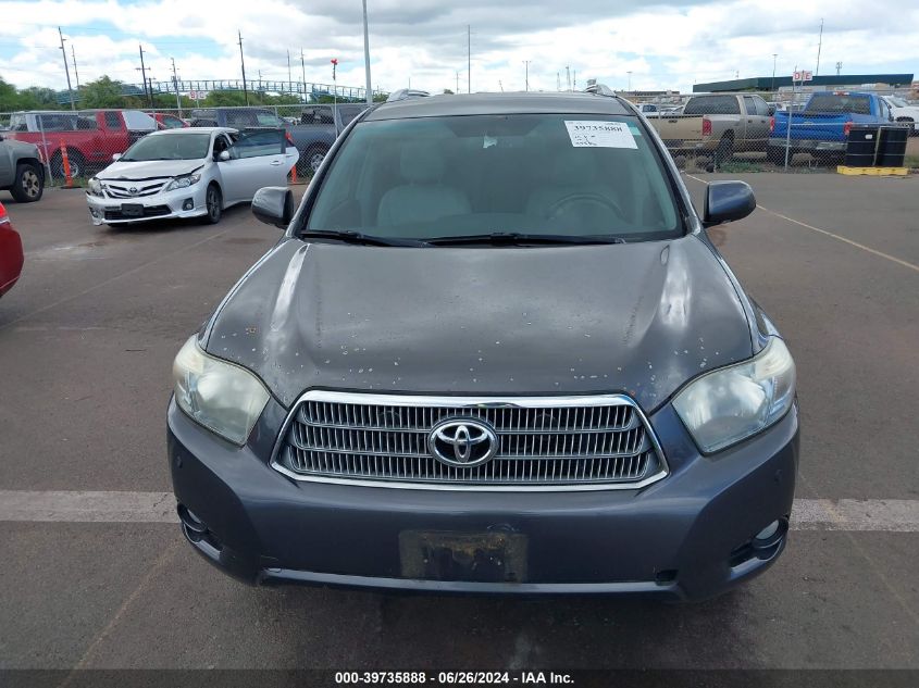 2009 Toyota Highlander Hybrid Limited VIN: JTEEW44A992028939 Lot: 39735888