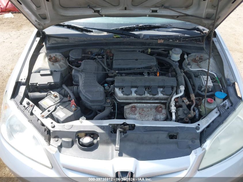 2004 Honda Civic Ex VIN: 2HGES26794H598463 Lot: 39735912