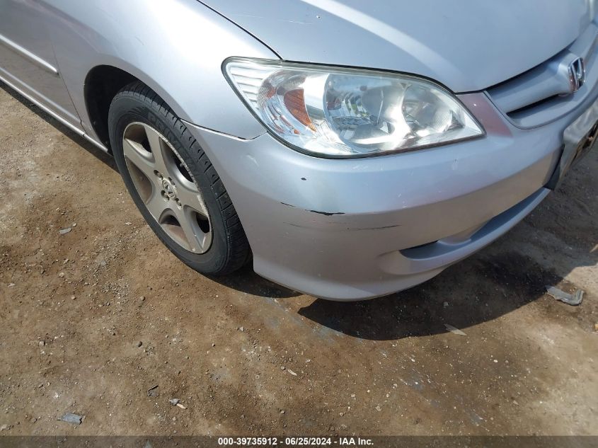 2004 Honda Civic Ex VIN: 2HGES26794H598463 Lot: 39735912