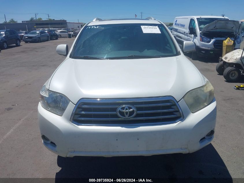 2009 Toyota Highlander Limited VIN: JTEES42A792113129 Lot: 39735924