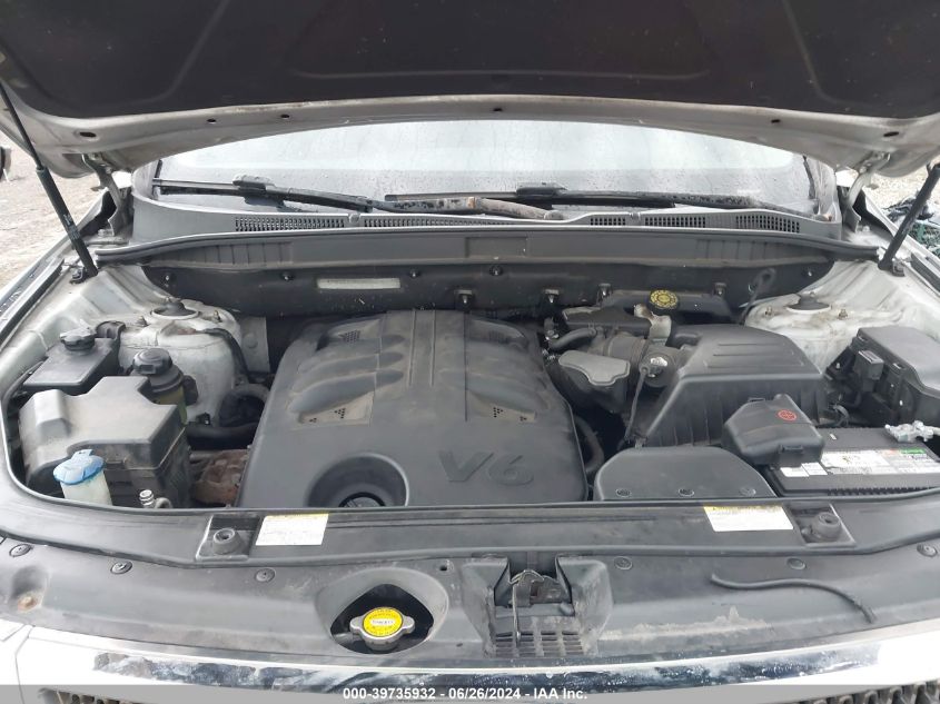 2008 Hyundai Veracruz Gls/Limited/Se VIN: KM8NU13C98U066262 Lot: 39735932