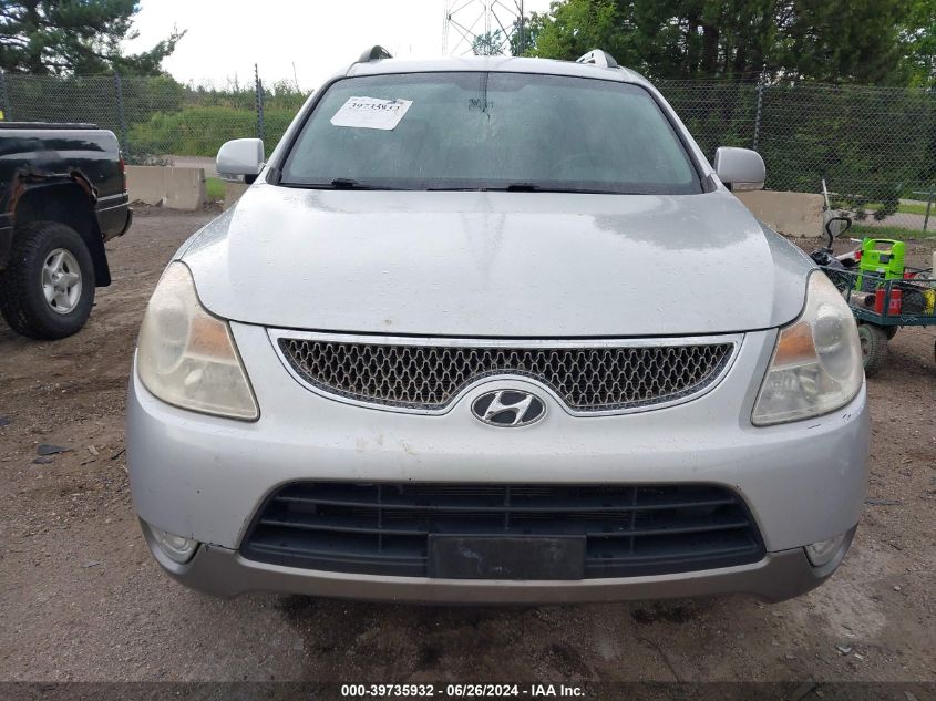 2008 Hyundai Veracruz Gls/Limited/Se VIN: KM8NU13C98U066262 Lot: 39735932