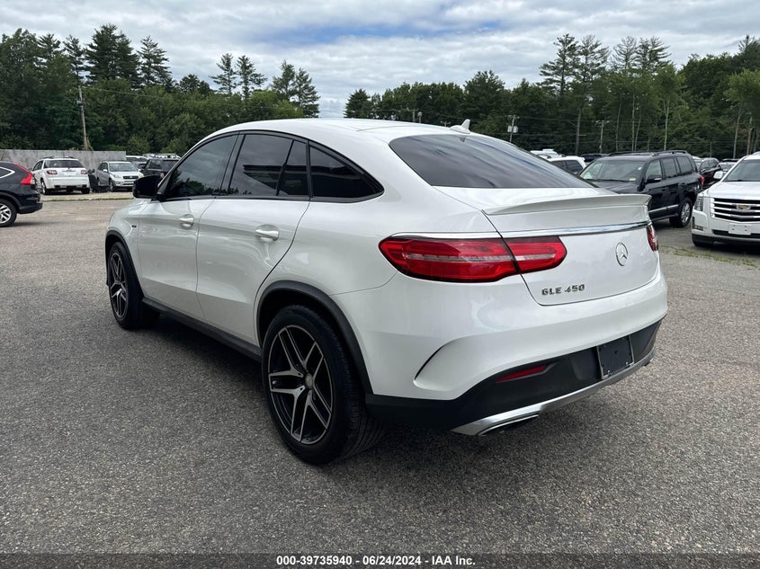 2016 Mercedes-Benz Gle Coupe 450 4Matic VIN: 4JGED6EB4GA019593 Lot: 39735940