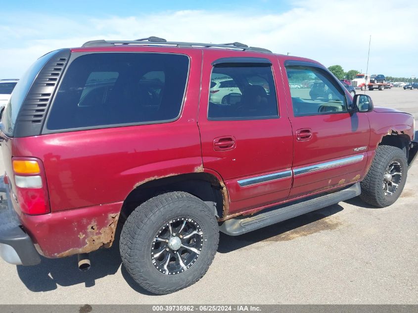 2002 GMC Yukon Slt VIN: 1GKEK13ZX2J261329 Lot: 39735962