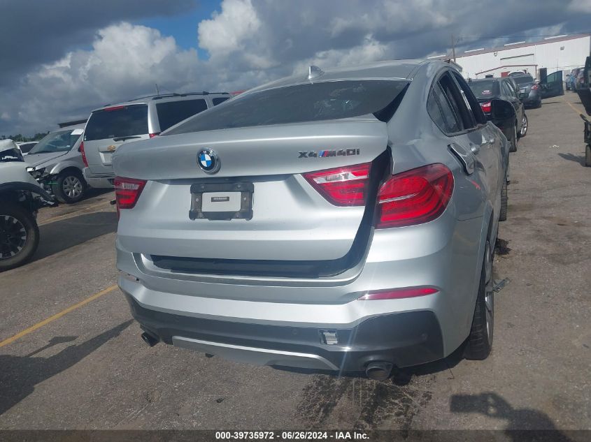 2018 BMW X4 xDrivem40I VIN: 5UXXW7C5XJ0W65162 Lot: 39735972