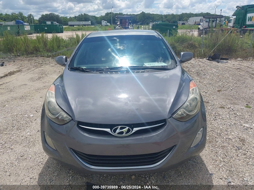 2012 Hyundai Elantra Gls VIN: 5NPDH4AE9CH077002 Lot: 39735989