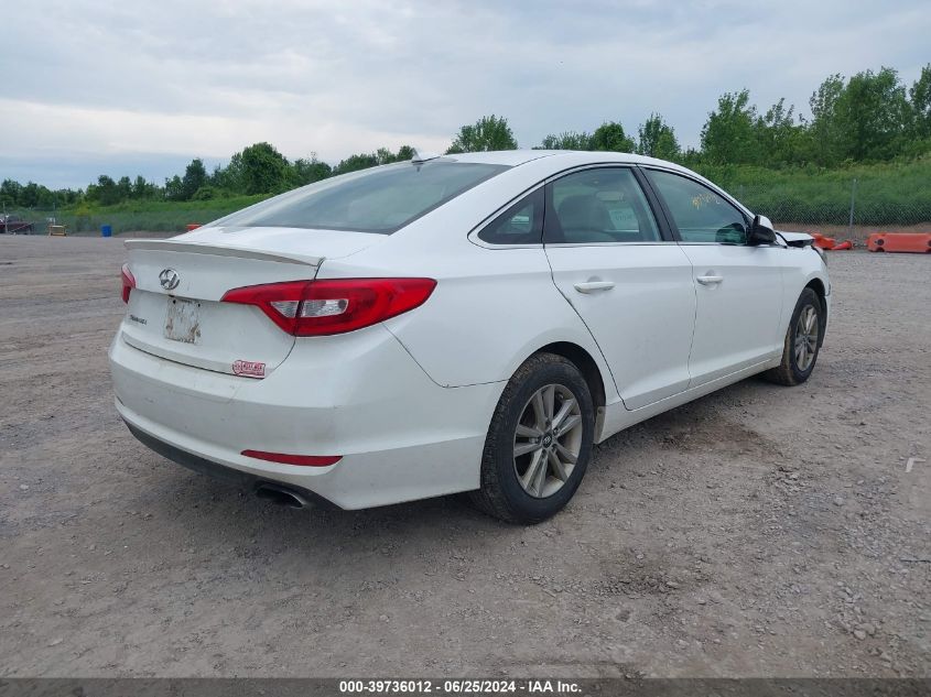 2015 HYUNDAI SONATA SE - 5NPE24AFXFH190508