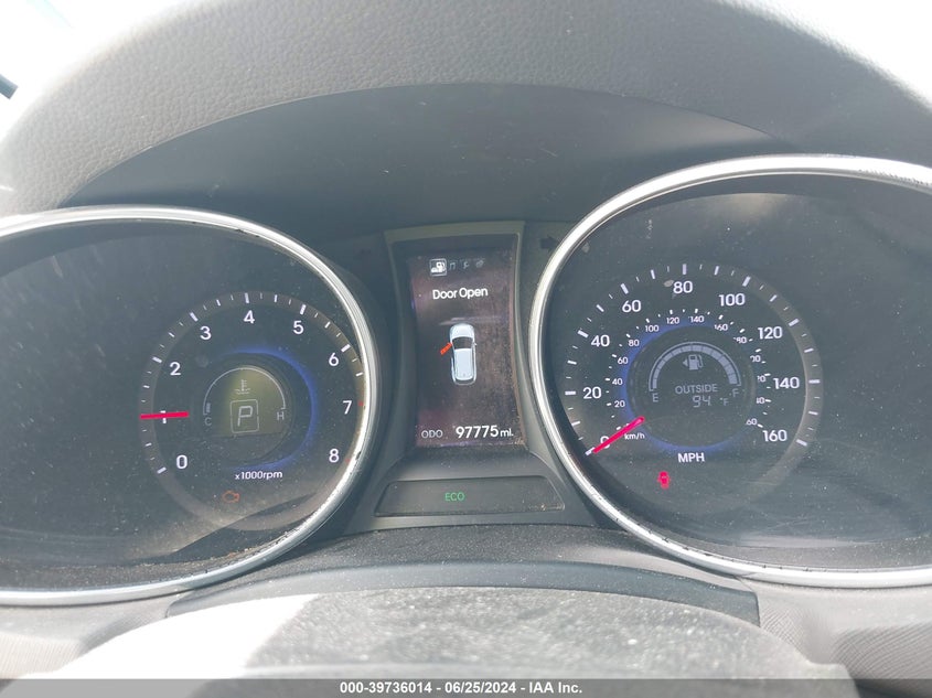 2013 Hyundai Santa Fe Sport VIN: 5XYZUDLBXDG097112 Lot: 39736014