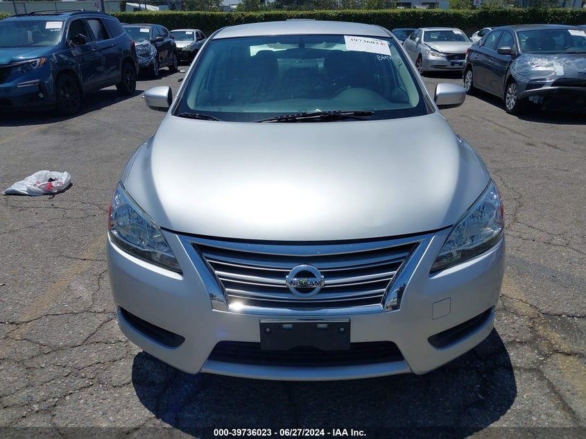 2015 Nissan Sentra S VIN: 3N1AB7AP3FY341638 Lot: 39736023