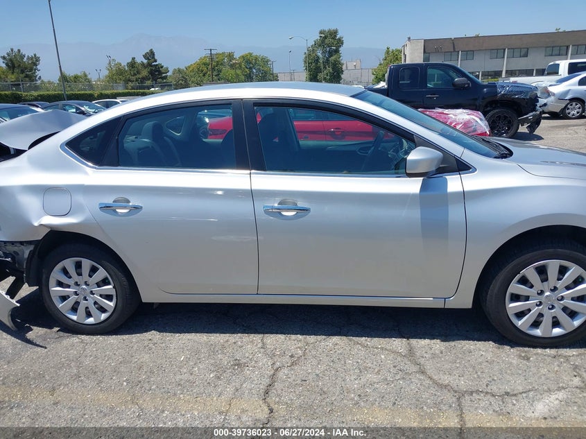 2015 Nissan Sentra S VIN: 3N1AB7AP3FY341638 Lot: 39736023