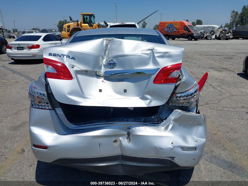 2015 Nissan Sentra S VIN: 3N1AB7AP3FY341638 Lot: 39736023
