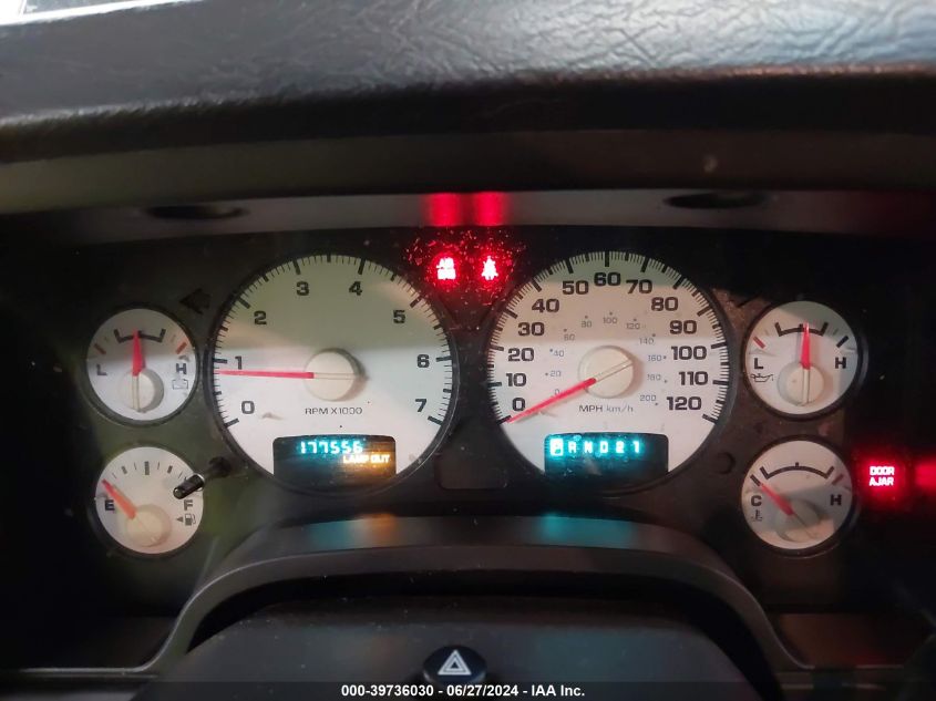 2005 Dodge Ram 1500 Slt/Laramie VIN: 1D7HU18D35S186283 Lot: 39736030