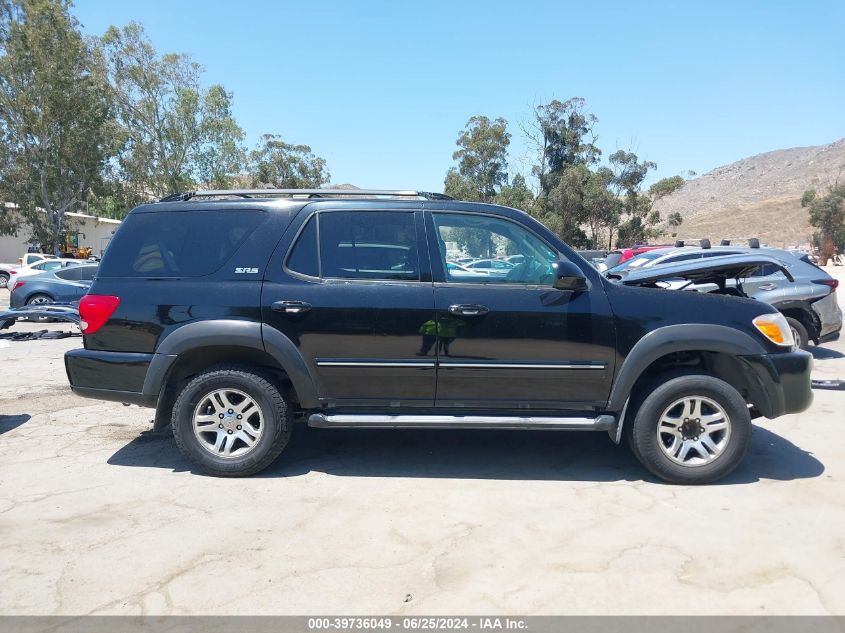 2006 Toyota Sequoia Sr5 VIN: 5TDZT34A76S279200 Lot: 39736049