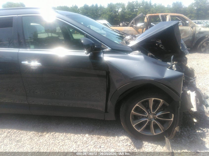 2017 Hyundai Santa Fe Se VIN: KM8SM4HFXHU166815 Lot: 39736072