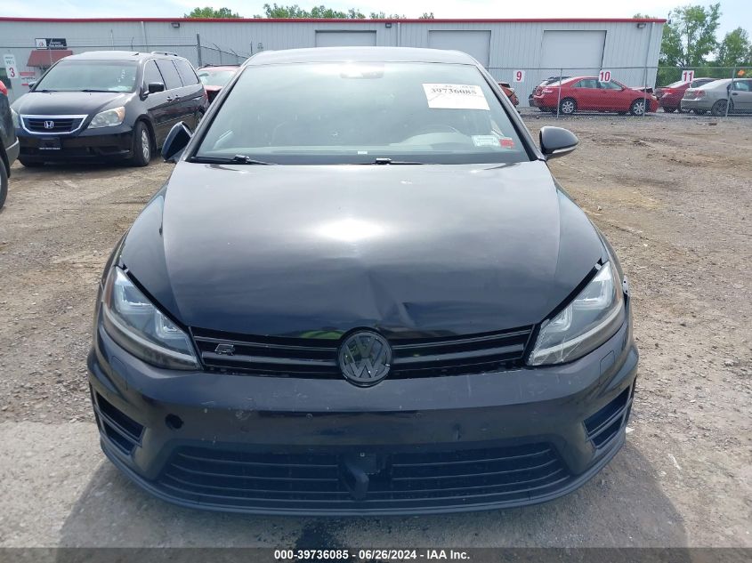 2016 Volkswagen Golf R 4-Door VIN: WVWLF7AU6GW076920 Lot: 39736085