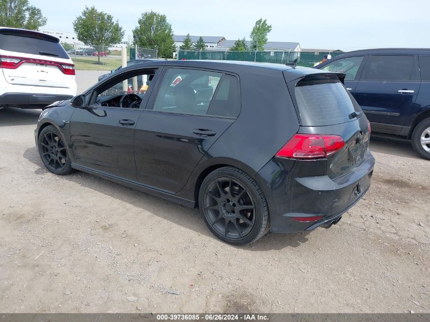 2016 Volkswagen Golf R 4-Door VIN: WVWLF7AU6GW076920 Lot: 39736085