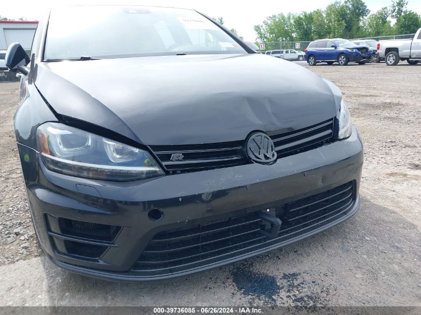 2016 Volkswagen Golf R 4-Door VIN: WVWLF7AU6GW076920 Lot: 39736085