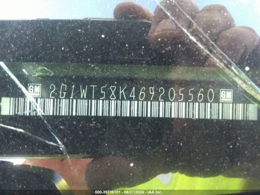 2006 Chevrolet Impala Lt VIN: 2G1WT58K469205560 Lot: 39736101