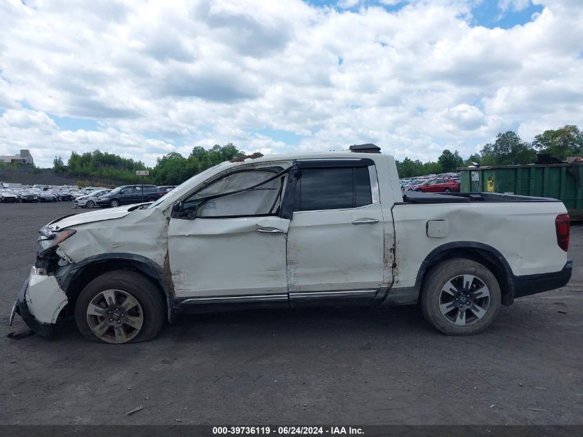 2019 Honda Ridgeline Rtl-E VIN: 5FPYK3F76KB023166 Lot: 39736119