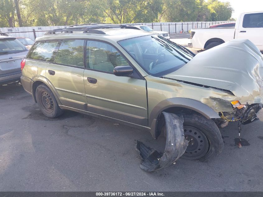2005 Subaru Legacy Outback 2.5I VIN: 4S4BP61C557392600 Lot: 39736172