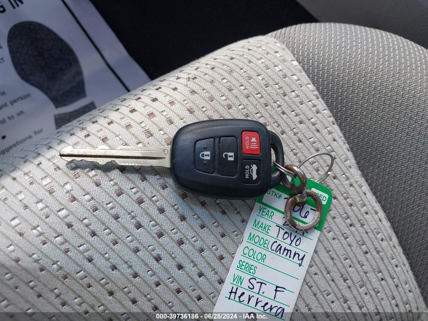 2014 Toyota Camry Le VIN: 4T4BF1FK5ER347587 Lot: 39736186