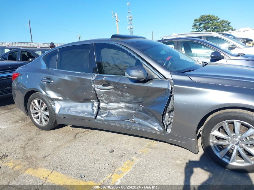 2015 Infiniti Q50 Premium VIN: JN1BV7AP9FM355168 Lot: 39736206