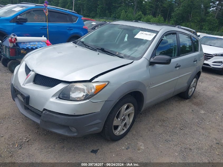 2003 Pontiac Vibe VIN: 5Y2SM62833Z424291 Lot: 39736207