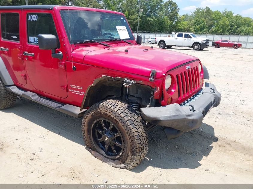 2010 Jeep Wrangler Unlimited Sport VIN: 1J4BA3H19AL104954 Lot: 39736229