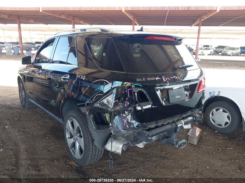 2017 Mercedes-Benz Gle 350 350 VIN: 4JGDA5JB6HA816515 Lot: 39736230