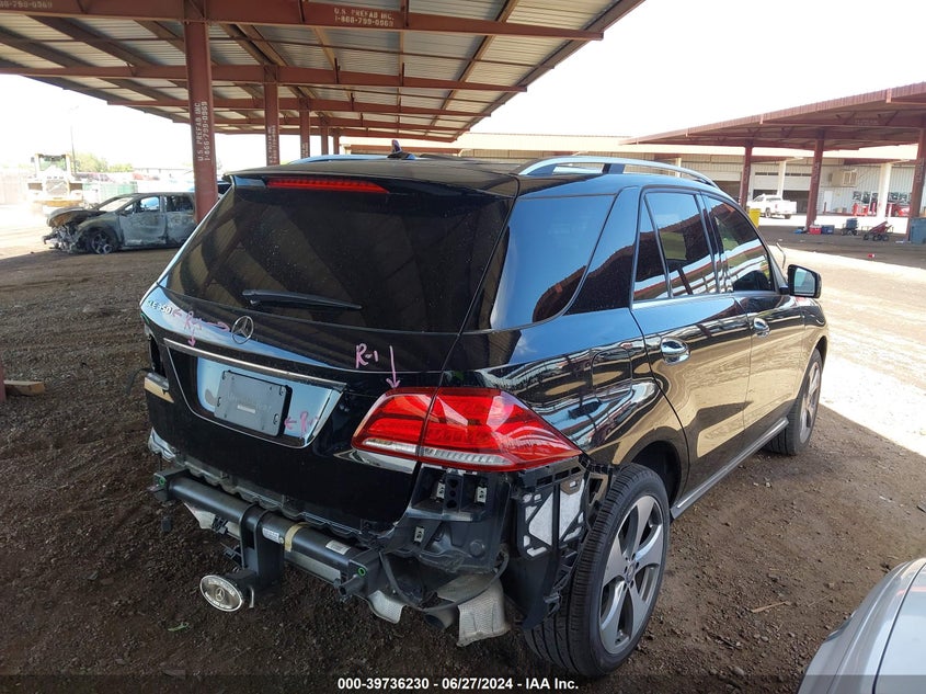 2017 Mercedes-Benz Gle 350 350 VIN: 4JGDA5JB6HA816515 Lot: 39736230
